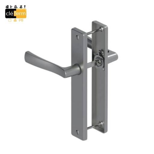 [N4330IG] ENSEMBLE CADE HANDLE SUR PLAQUE GAUCHE BEC DE CANE