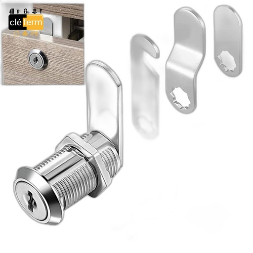 [NC077542A] SERRURE POUR TIROIRS MULTIPLES 2 CLES + CAME