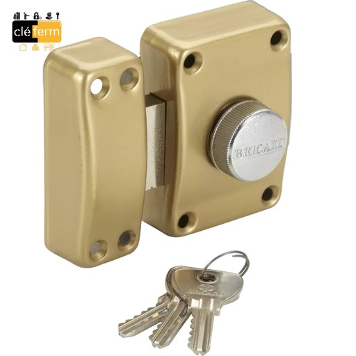 [N41040] VERROU ALPHA A BOUTON DAIM 26 LONGUEUR 60 MM 3 CLES