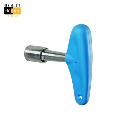 [N547311] CLE TRIANGLE DE 11 POIGNEE POLYPRO BLEUE