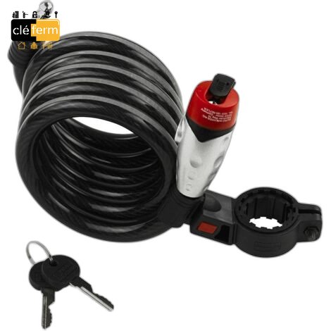 [N1650180REFLEX] CABLE ANTIVOL EN SPIRALE SUPER ROBUSTE