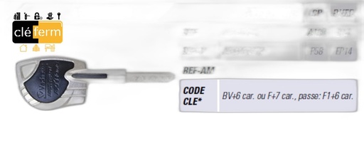 [N3111AXIHOMEN130X40BOC] CYL AXIHOME N1* 30 X 40 B OBT EXT 4 CLES SUR MV1