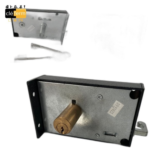 [N142972005] SERRURE 292P2 DROITE NICK. LONG CANON 20 MM