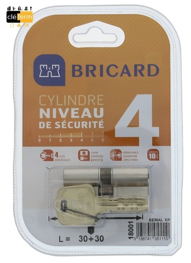 [N4334021] CYLINDRE SERIAL NICK. 10 X 30 SUR PLAN