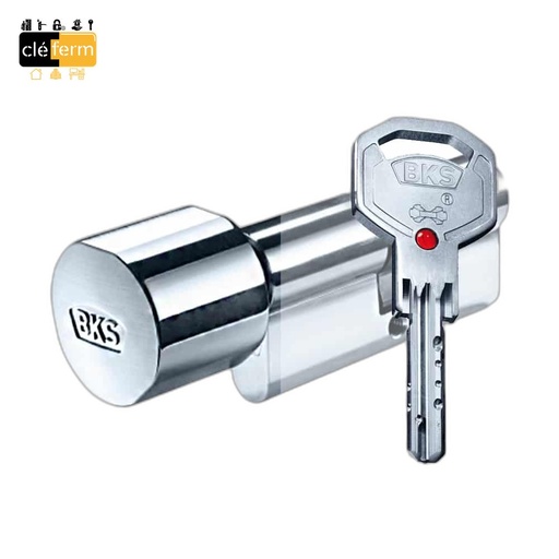 [N5345] CYLINDRE ELECTRONIQUE BKS 31X31 BOUTON SORTIE LIBRE-IP65