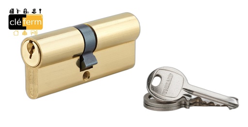 [S37DETECT3MK3540B] CYLINDRE DETECT 3 MK 35 X 40 BOUTON PG/PP - 3 CLES
