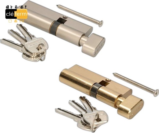 [S37DETECT3MK4530DEDEB] CYLINDRE DETECT 3 MK 45 X 30 DOUBLE ENTREE DEBRAYABLE PG/PP - 3 CLES