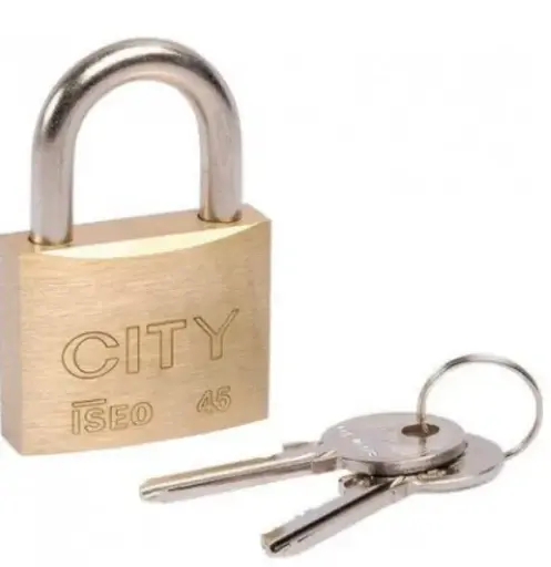 [NC45] CADENAS LAITON ANSE ACIER 45mm - 3 CLES