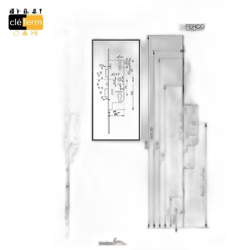 [NB1820] ANTIPANIQUE B1820 AX 45 TROISIÈME PLAQUE