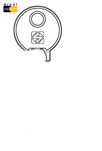 [CB2] CLE DE BUREAU PAR PAIRE AU N°