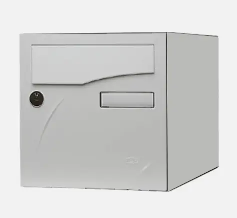 [N246612] BOITE AUX LETTRES REMPART BLANC 9016