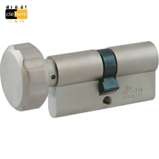[NEUIVP35B35] CYLINDRE EUROPEEN 262S 35X35 BOUTON SUR N° - 3 CLES