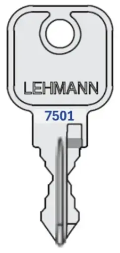 [64017330] CLE MLM DE PASSE PG HSB SERIE 7501-8000