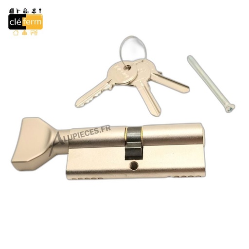 [N670240X40] CYLINDRE EURO. DIAM PLUS 40X40 DE SUR PG/OC - 3 CLES