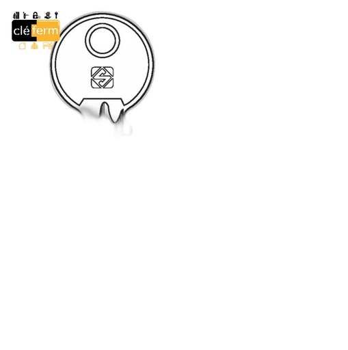 [CS207] Clé serrurerie compatible CES (réf CS207)