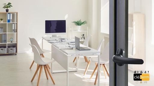 [ASSA101671] ENSEMBLE SCOOT  SUR ROSACE ETROITE C8 RAL BLANC 9010B