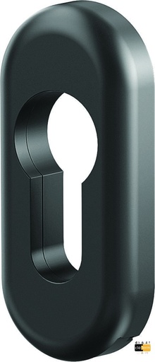 [ASSA101675] JEU DE ROSACES ETROITES SCOOT CLE I RAL NOIR 9005M
