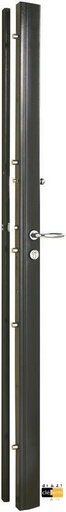 [ASSA106442] RADIAL-R 2500MM 4PTS 1* SANS GACHE 62,5X32,5 4 CLE(S) BLANC GAUCHE