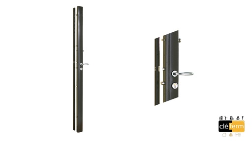 [ASSA8060] SANS CYLINDRE 2500MM 4PTS 1* BLANC DROITE