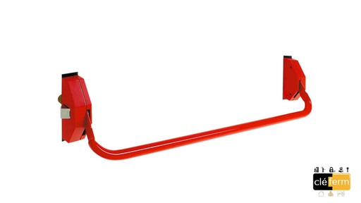 [ASSA8846] ECOBAR 1PT LATERAL POUR 1/2 CYLINDRE AVEC PLAQUE DE FIXATION REVERSIBLE