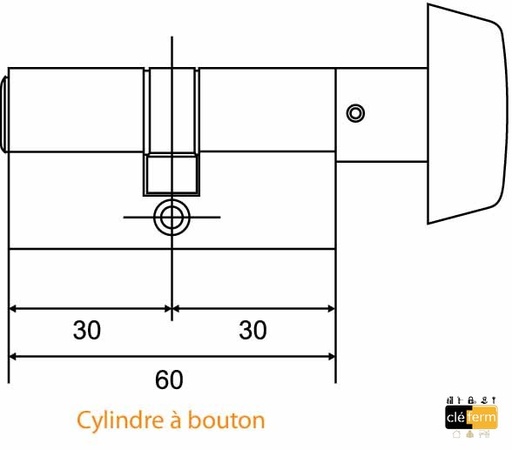 [AA-4268343] Longueur 90 mm (60x30B) - laiton nickelé